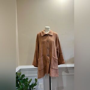 Yasuko Kurisaka Handwoven Oversized Jacket